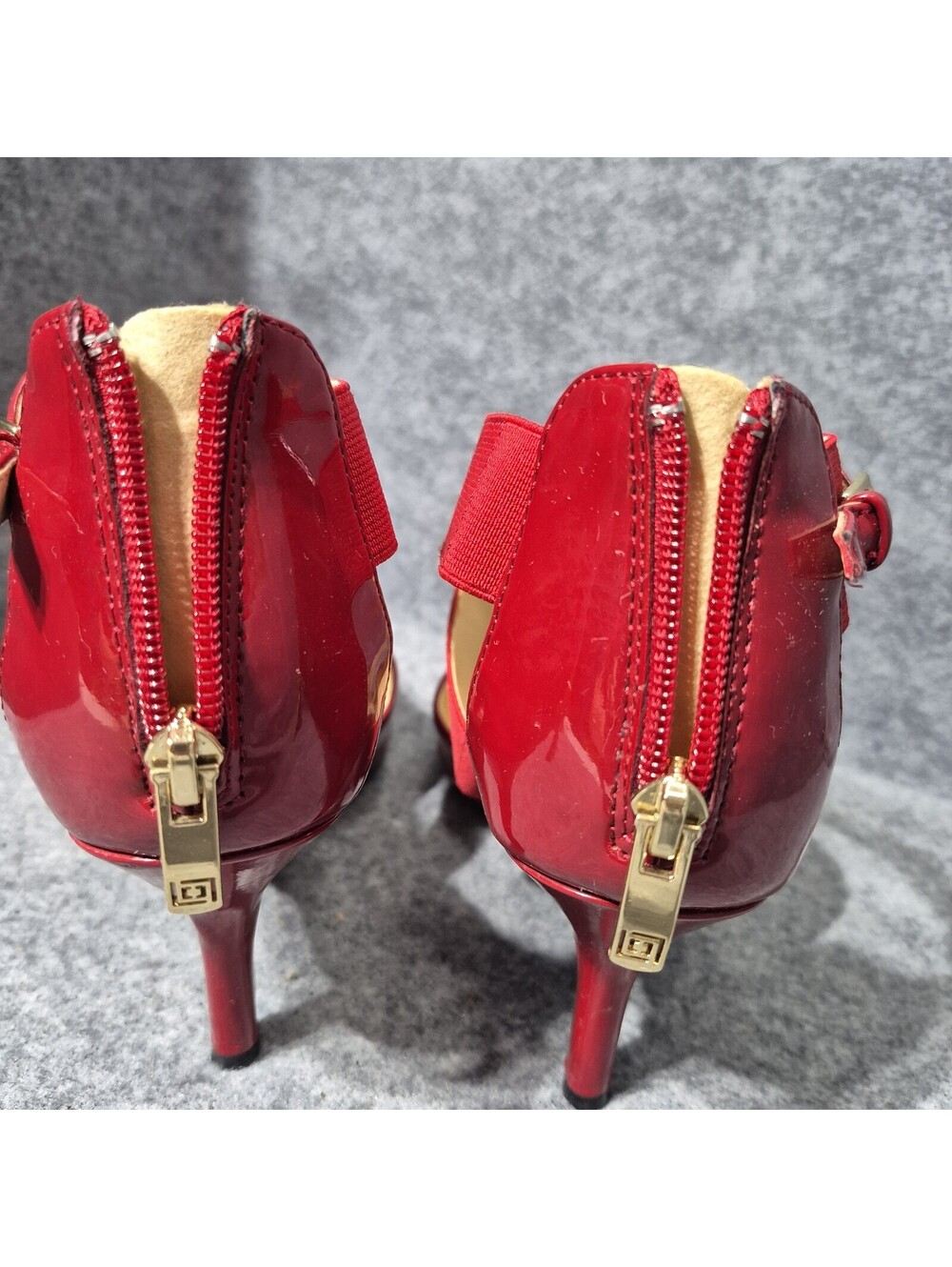 Liz Claiborne Keegan Stiletto Heels Size 9M Red  Pumps - Picture 9 of 15